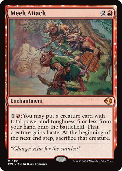 Meek Attack (ECL, Near Mint,)