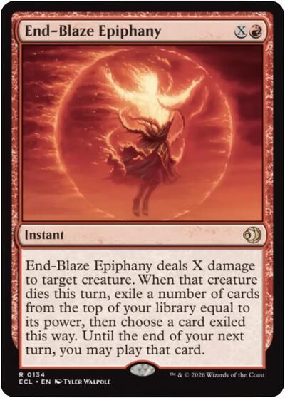 End Blaze Epiphany (ECL, Near Mint,)