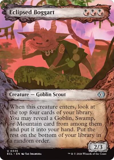 Eclipsed Boggart Showcase (ECL, Near Mint,)