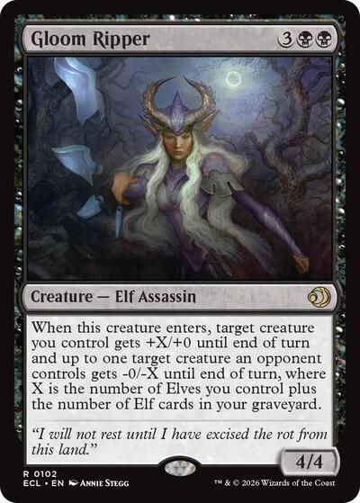 Gloom Ripper (ECL, Near Mint,)