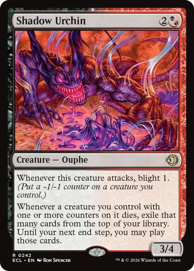 Shadow Urchin (ECL, Near Mint,)