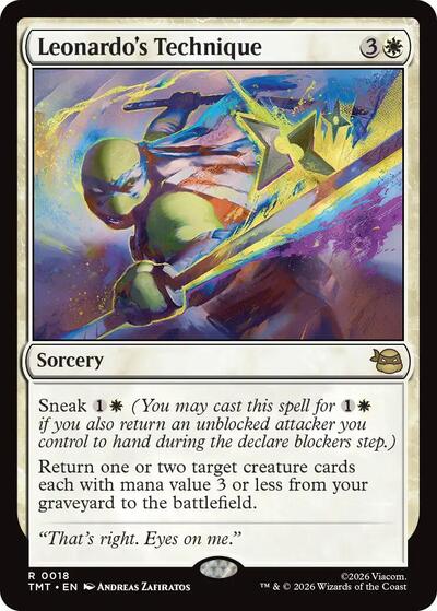 Leonardo's Technique (TMT, Near Mint, Foil)