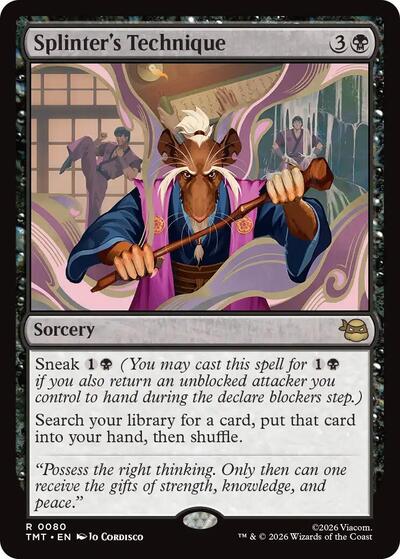 Splinter's Technique (TMT, Near Mint,)
