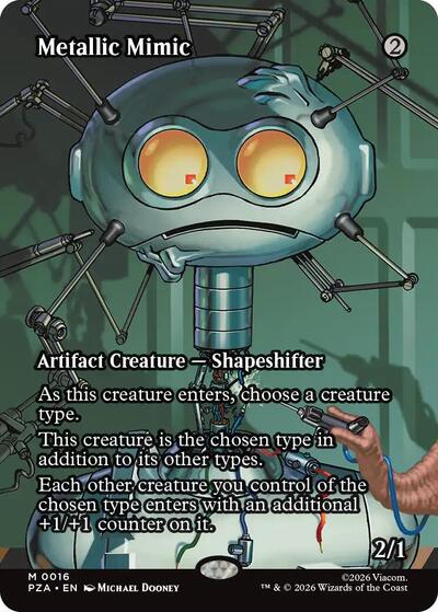 Metallic Mimic Borderless (PZA, Near Mint,)