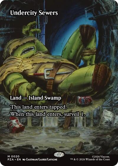 Undercity Sewers Borderless (PZA, Near Mint,)