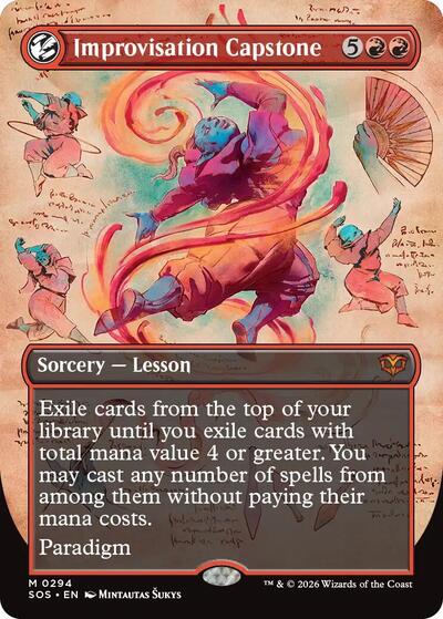 Improvisation Capstone Borderless (SOS, Near Mint,)