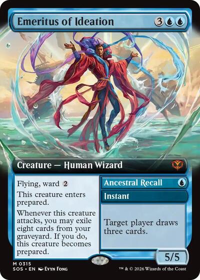 Emeritus of Ideation Extended Art (SOS, Near Mint, Foil)