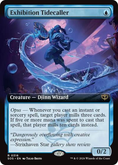 Exhibition Tidecaller Extended Art (SOS, Near Mint,)