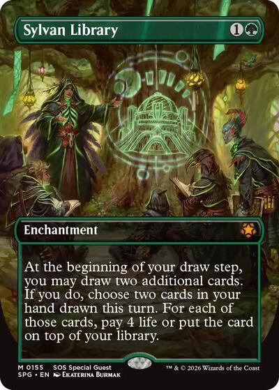 Sylvan Library Borderless (SPG, Near Mint,)