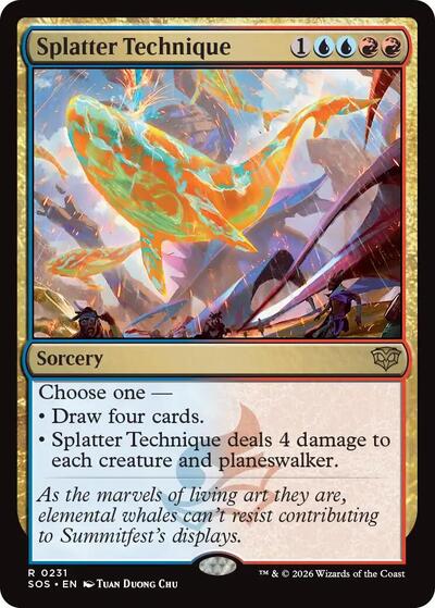 Splatter Technique (SOS, Near Mint, Foil)