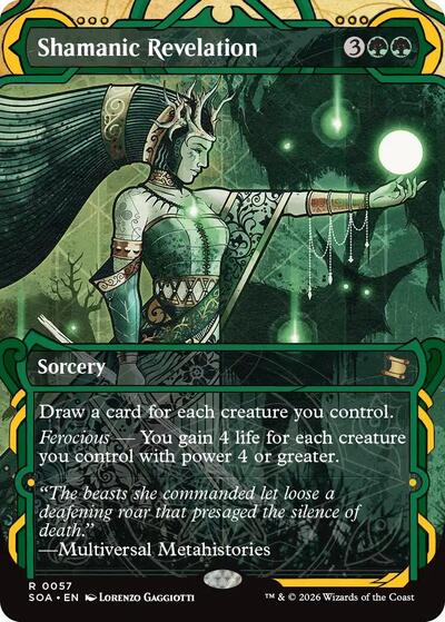 Shamanic Revelation (SOA, Lightly Played, Foil)