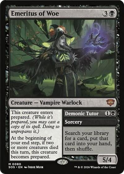 Emeritus of Woe (SOS, Near Mint, Foil)