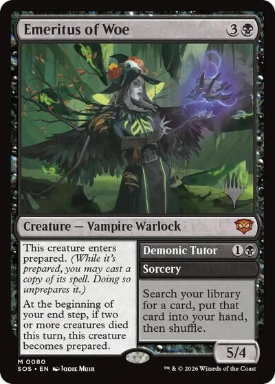 Emeritus of Woe (PPSOS, Lightly Played,)