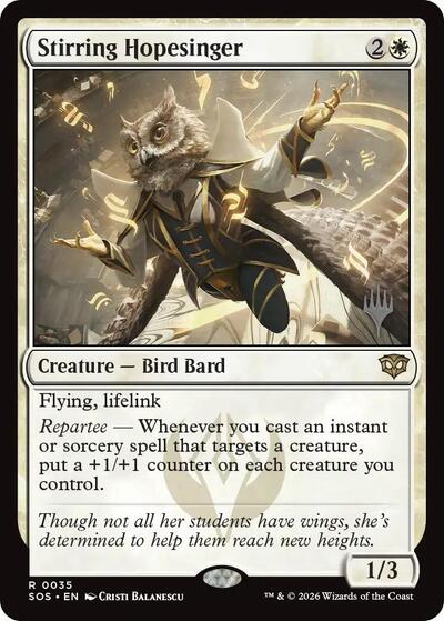 Stirring Hopesinger (PPSOS, Near Mint, Foil)
