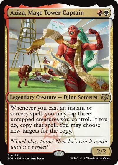 Aziza, Mage Tower Captain (PPSOS, Near Mint,)