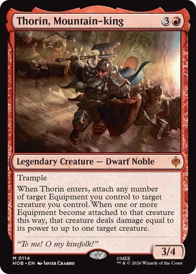 Thorin, Mountain-king (HOB, Near Mint, Foil)