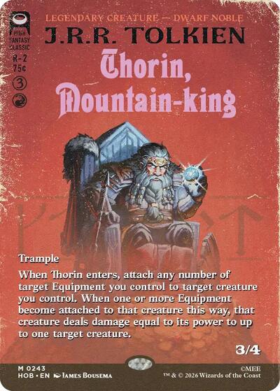 Thorin Mountain king Borderless (HOB, Near Mint, Foil)