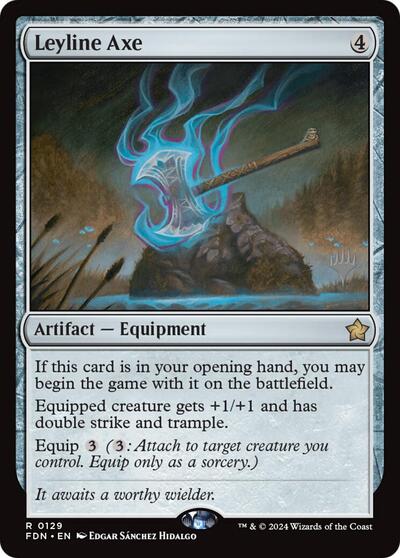 Leyline Axe (PPECL, Near Mint,)