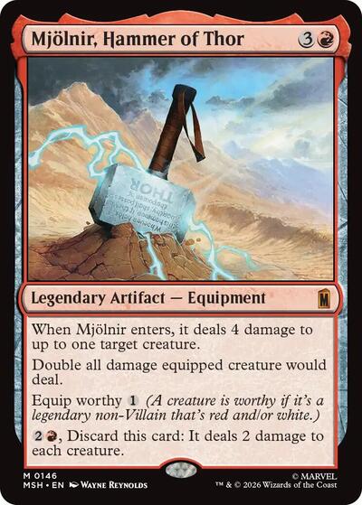 Mjolnir, Hammer of Thor (MSH, Near Mint,)