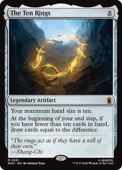 The Ten Rings (MSH, Near Mint,)