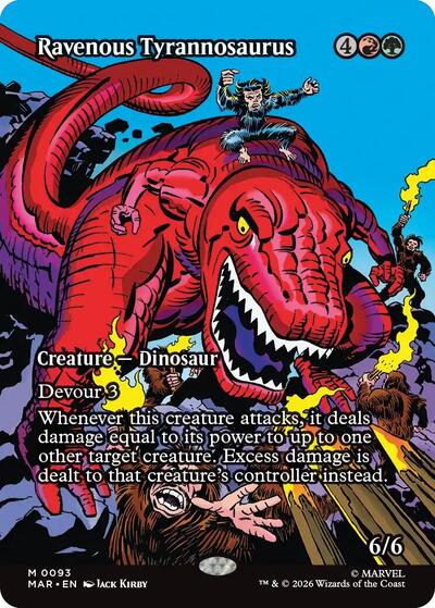 Ravenous Tyrannosaurus Borderless (MAR, Near Mint,)