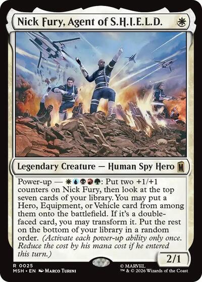Nick Fury, Agent of S.H.I.E.L.D. (MSH, Near Mint,)