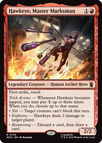 Hawkeye, Master Marksman (MSH, Near Mint, Foil)