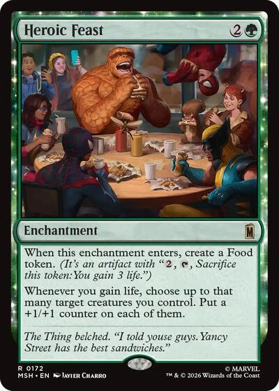 Heroic Feast (MSH, Near Mint, Foil)
