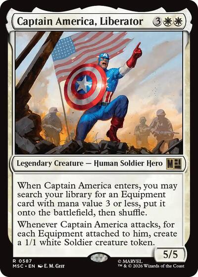 Captain America, Liberator (MSC, Near Mint, Foil)
