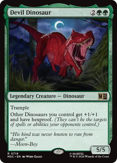 Devil Dinosaur (MSC, Near Mint, Foil)