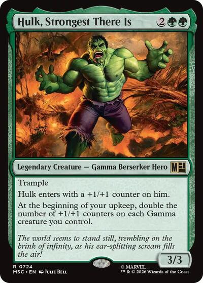 Hulk, Strongest There Is (MSC, Near Mint, Foil)