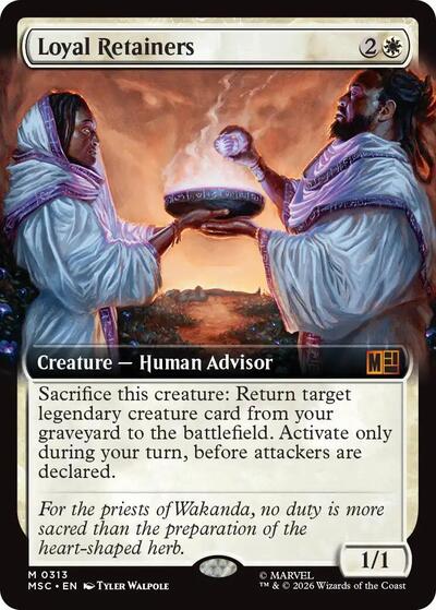 Loyal Retainers (Extended Art) (MSC, Near Mint,)