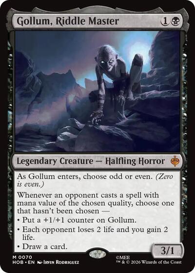Gollum, Riddle Master (HOB, Near Mint,)