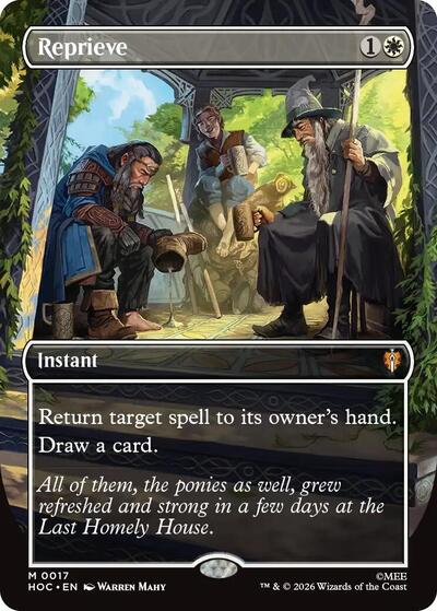 Reprieve Borderless (HOC, Near Mint,)