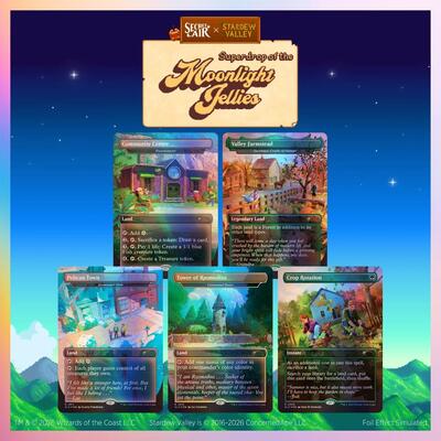 Secret Lair Drop: Secret Lair x Stardew Valley: Life in Pelican Town - Traditional Foil Edition (SLD, Unopened,)