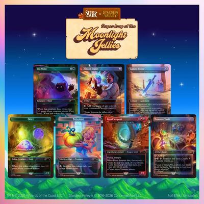 Secret Lair Drop: Secret Lair x Stardew Valley: A Flicker in the Deep - Traditional Foil Edition (SLD, Unopened,)
