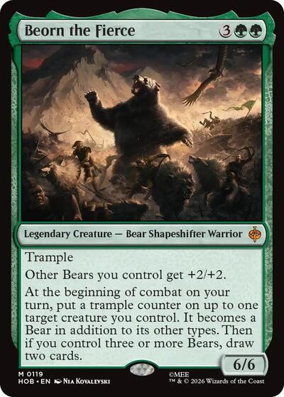 Beorn the Fierce (HOB, Near Mint,)