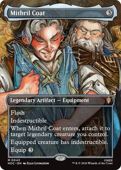 Mithril Coat Borderless (HOC, Near Mint, Foil)