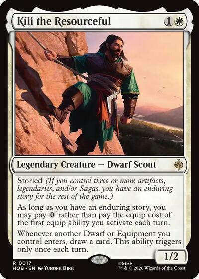 Kili the Resourceful (HOB, Near Mint, Foil)