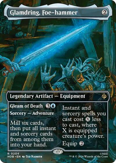 Glamdring Foe hammer Borderless (HOB, Near Mint,)