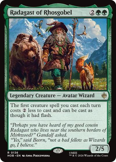 Radagast of Rhosgobel (HOB, Near Mint, Foil)
