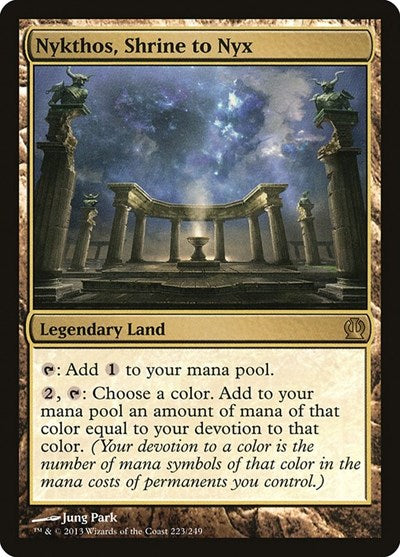 Nykthos Shrine to Nyx (THS, Near Mint, Foil)