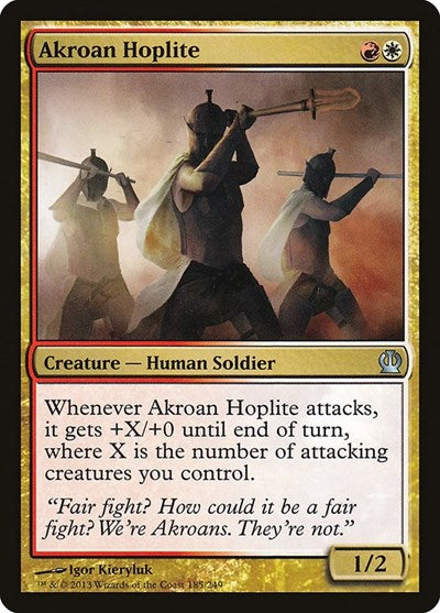 Akroan Hoplite (THS, Near Mint,)