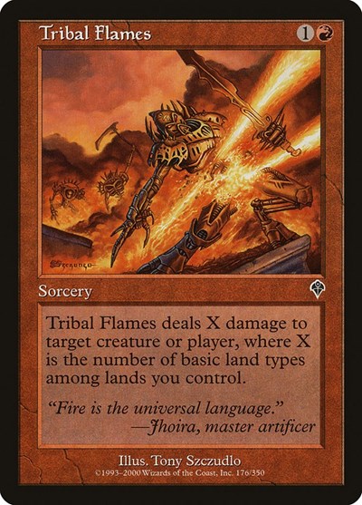 Tribal Flames (INV, Near Mint,)