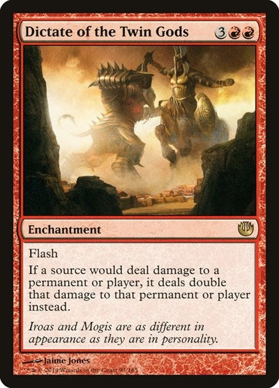 Dictate of the Twin Gods (JOU, Lightly Played,)