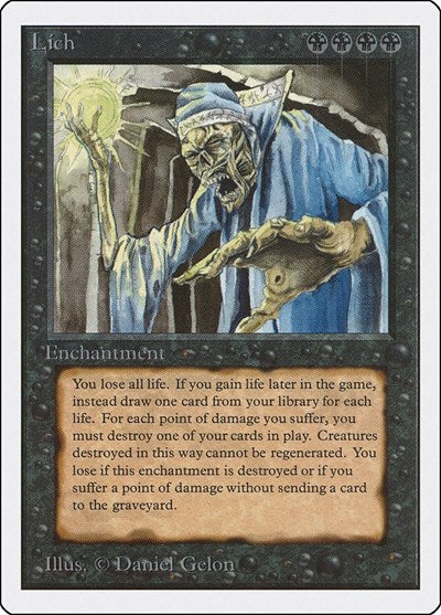 Lich (2ED, Lightly Played,)