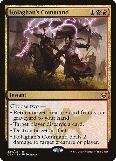 Kolaghan's Command (DTK, Near Mint,)