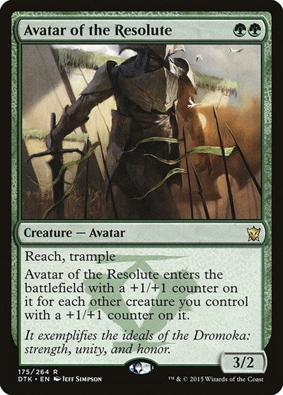 Avatar of the Resolute (DTK, Near Mint,)
